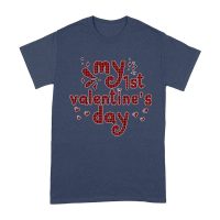 My 1st Valentine's Day T-Shirt ? Adorable Baby Valentine's Outfit, Cute First Love Gift Unisex Adult
