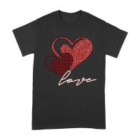 Love Heart Design T-Shirt ? Cute and Romantic Valentine's Day Gift for Couples Unisex Adult – Viva Party