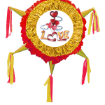 Valentine's Day Pinata, Happy Valentine, Te Amo, I Love You Drum Pinata 24 Inch – Viva Party
