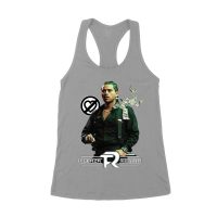 111-xpantia Fuerza Regida ? Urban Latino Band Graphic T-Shirt Design Women's Racerback Tank Top