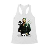 111-xpantia Fuerza Regida ? Urban Latino Band Graphic T-Shirt Design Women's Racerback Tank Top