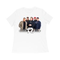 111-xpantia Fuerza Regida Team ? Collage Graphic Latino Band Tee Women Relaxed