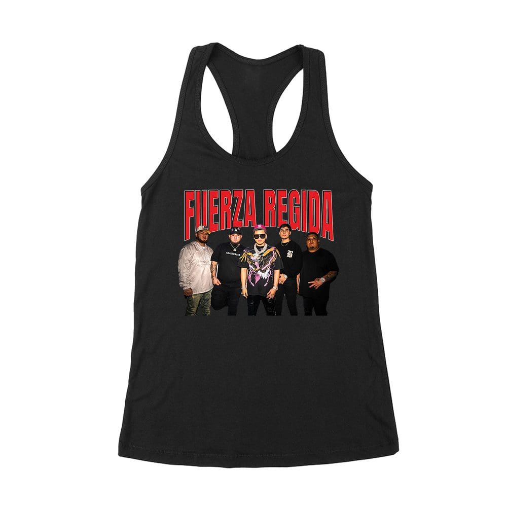 Xpan-08_Wrtt-Black.jpg 111-Xpantia Fuerza Regida Team ? Regional Mexican Urban Band T-Shirt Women'S Racerback Tank Top – Viva Party