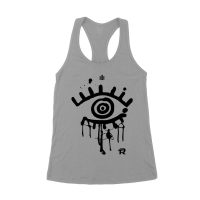 111-xpantia Eye Design ? Fuerza Regida Inspired Streetwear T-Shirt  Women's Racerback Tank Top