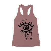 111-xpantia Eye Design ? Fuerza Regida Inspired Streetwear T-Shirt  Women's Racerback Tank Top