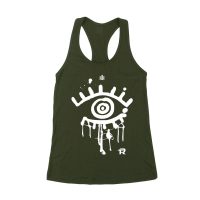 111-xpantia Eye Design ? Fuerza Regida Inspired Streetwear T-Shirt  Women's Racerback Tank Top