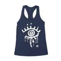 111-xpantia Eye Design ? Fuerza Regida Inspired Streetwear T-Shirt  Women's Racerback Tank Top