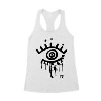 111-xpantia Eye Design ? Fuerza Regida Inspired Streetwear T-Shirt  Women's Racerback Tank Top